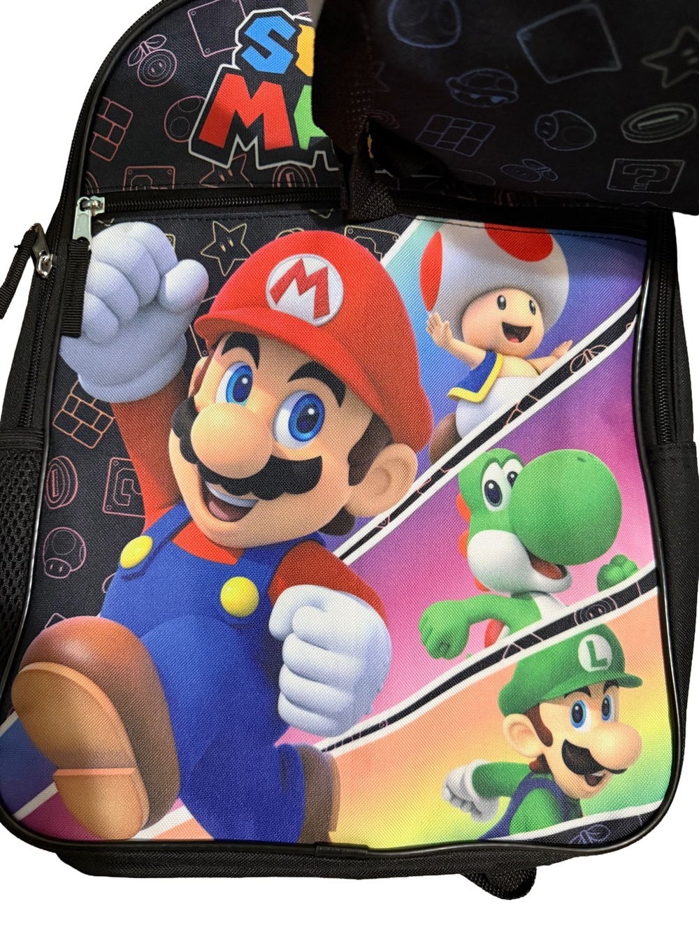 Super Mario Backpack - 5 piece set